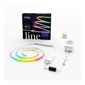 Twinkly - LED RGB prigušiva traka LINE 100xLED 1,5 m Wi-Fi
