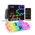 Twinkly - LED RGB spoljašnja prigušiva traka DOTS 400xLED 20 m IP44 Wi-Fi