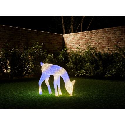 Twinkly - LED RGBW prigušiva spoljašnji božićni irvas REINGEERS 160xLED IP44 Wi-Fi