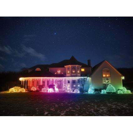 Twinkly - LED RGBW prigušiva spoljašnji božićni irvas REINGEERS 160xLED IP44 Wi-Fi