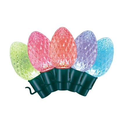 Twinkly - LED RGB prigušiva spoljašnje božićne lampice FACETED 40xLED 14,5 m IP44 Wi-Fi