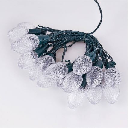 Twinkly - LED RGB prigušiva spoljna božićna svetlosna girlanda FACETED 80xLED 26,5 m IP44 Wi-Fi