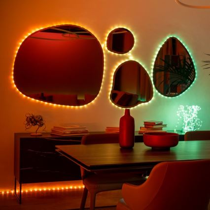 Twinkly - LED RGB prigušiva traka DOTS 60xLED 3 m Wi-Fi USB