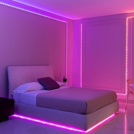 Twinkly - LED RGB spoljašnja prigušiva traka DOTS 200xLED 10 m IP44 WiFi