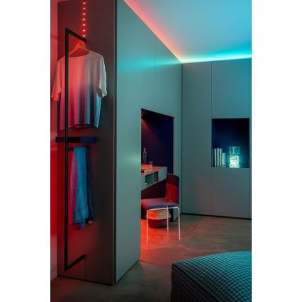 Twinkly - LED RGB spoljašnja prigušiva traka DOTS 200xLED 10 m IP44 WiFi