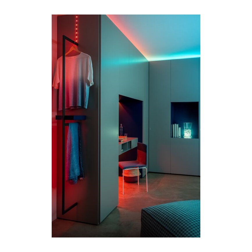 Twinkly - LED RGB spoljašnja prigušiva traka DOTS 200xLED 10 m IP44 WiFi