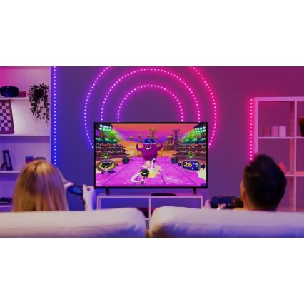 Twinkly - LED RGB spoljašnja prigušiva traka DOTS 200xLED 10 m IP44 WiFi