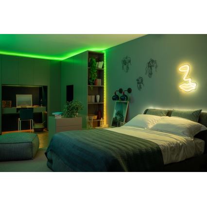 Twinkly - LED RGB spoljašnja prigušiva traka DOTS 200xLED 10 m IP44 Wi-Fi