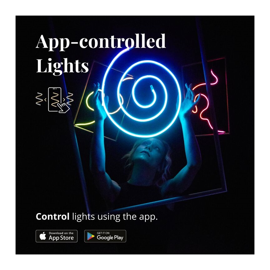 Twinkly - LED RGB prigušiva traka FLEX 200xLED 2 m Wi-Fi