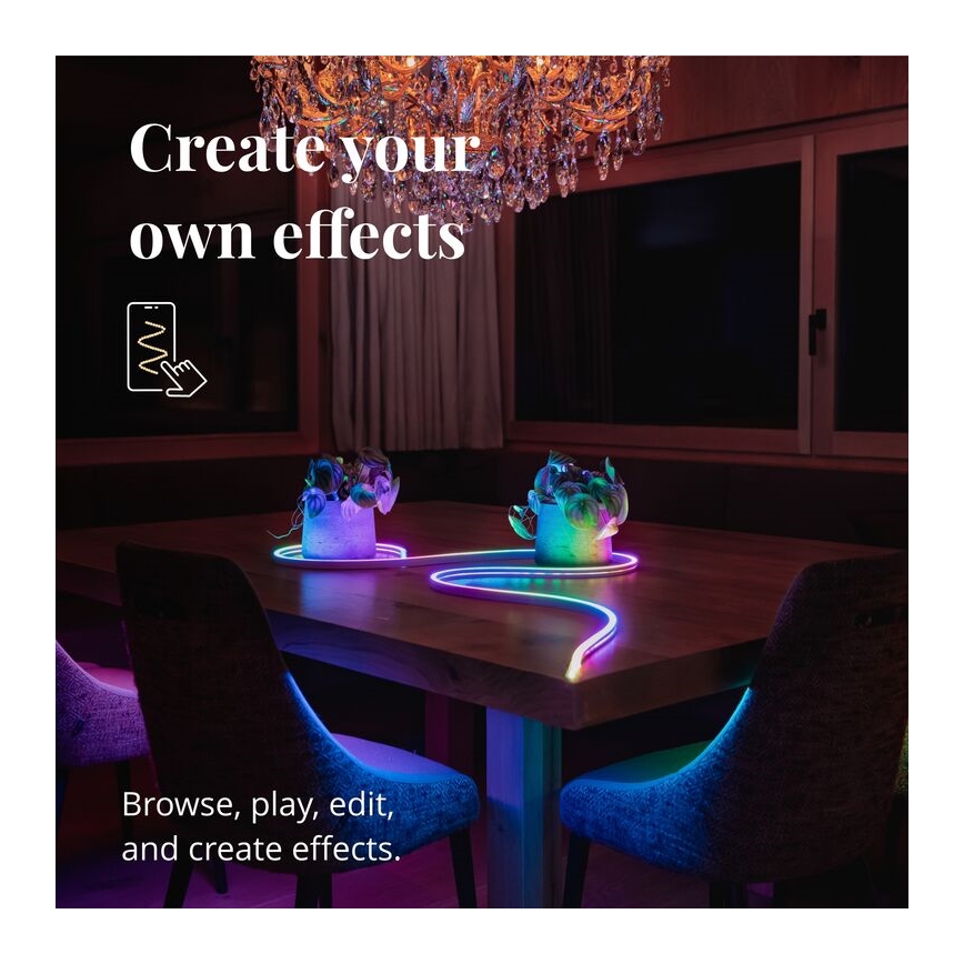 Twinkly - LED RGB prigušiva traka FLEX 200xLED 2 m Wi-Fi