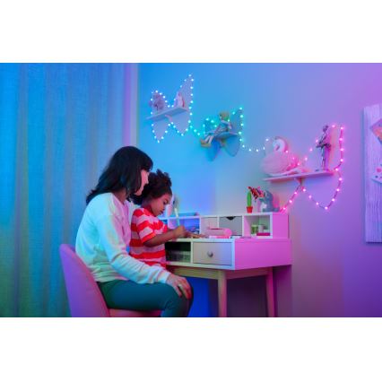Twinkly - LED RGB prigušiva božićna girlanda 100xLED 8 m USB Wi-Fi