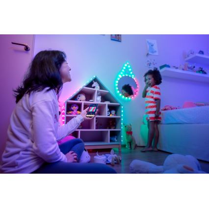 Twinkly - LED RGB prigušiva božićna girlanda CANDIES 100xLED 8 m USB Wi-Fi