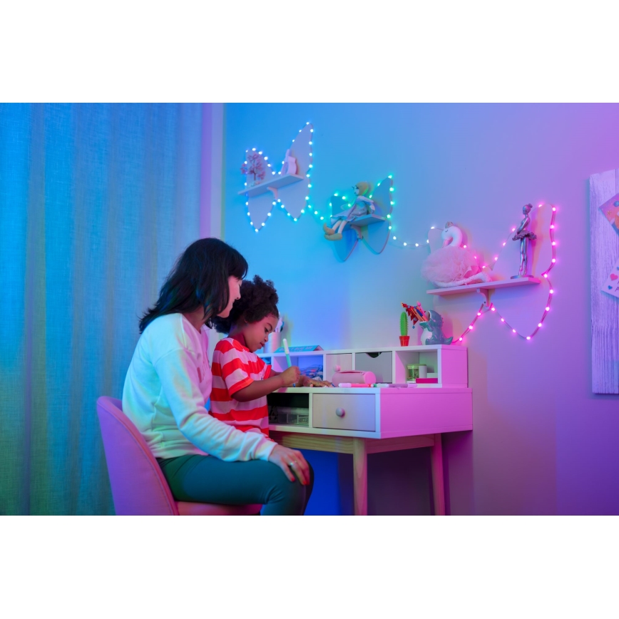 Twinkly - LED RGB prigušiva božićni svetlosni lanac CANDIES 100xLED 8 m USB Wi-Fi