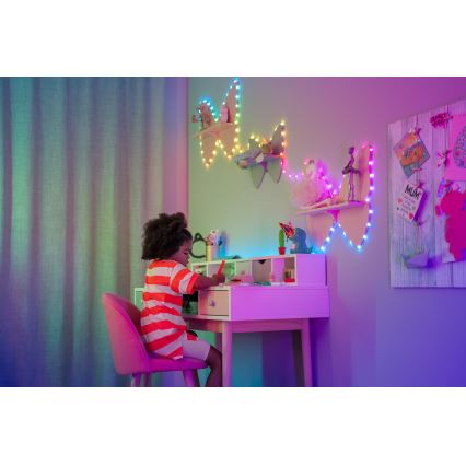 Twinkly - LED RGB prigušiva božićni svetlosni lanac CANDIES 100xLED 8 m USB Wi-Fi