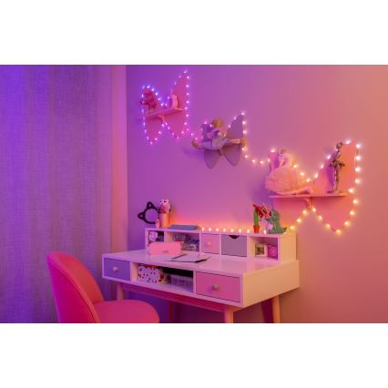 Twinkly - LED RGB prigušiva božićni svetlosni lanac CANDIES 100xLED 8 m USB Wi-Fi