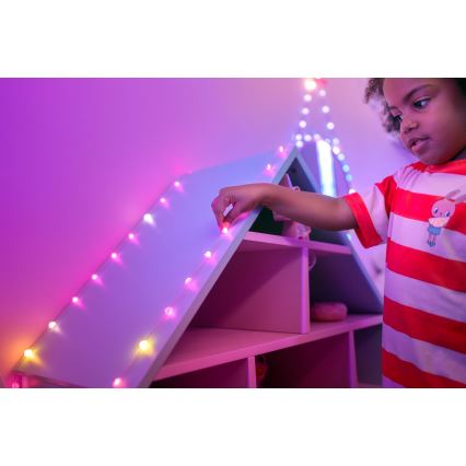 Twinkly - LED RGB prigušiva božićni svetlosni lanac CANDIES 100xLED 8 m USB Wi-Fi