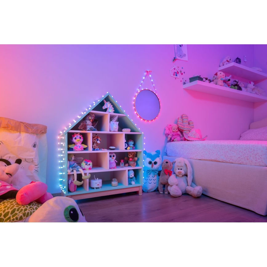 Twinkly - LED RGB prigušiva božićni svetlosni lanac CANDIES 100xLED 8 m USB Wi-Fi