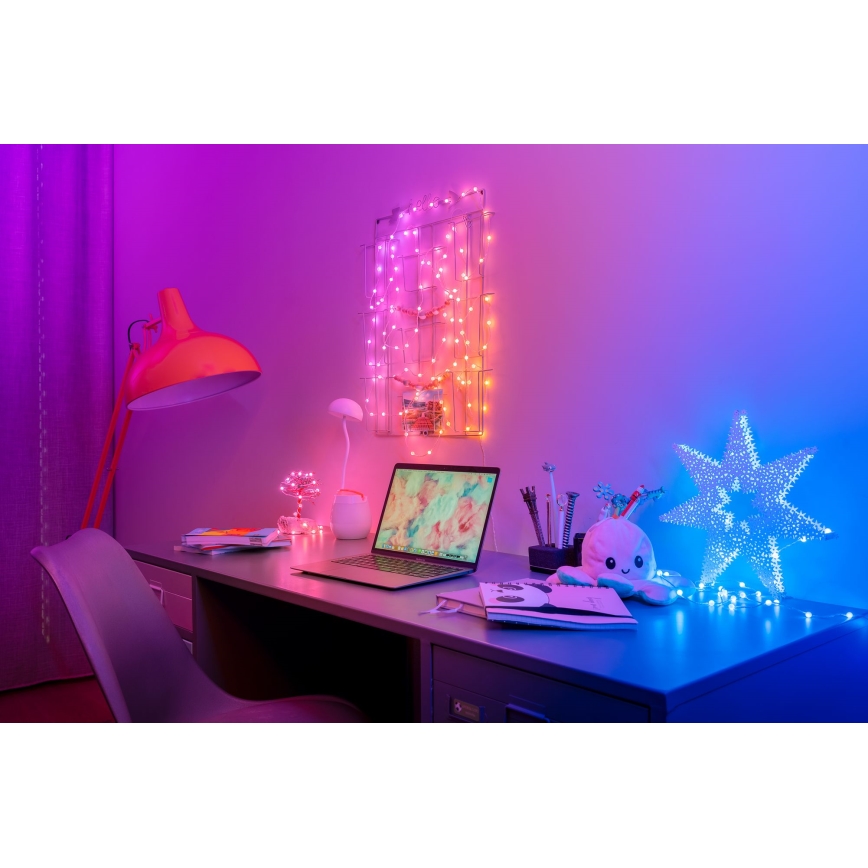 Twinkly - LED RGB prigušiva božićna girlanda CANDIES 200xLED 14 m USB Wi-Fi