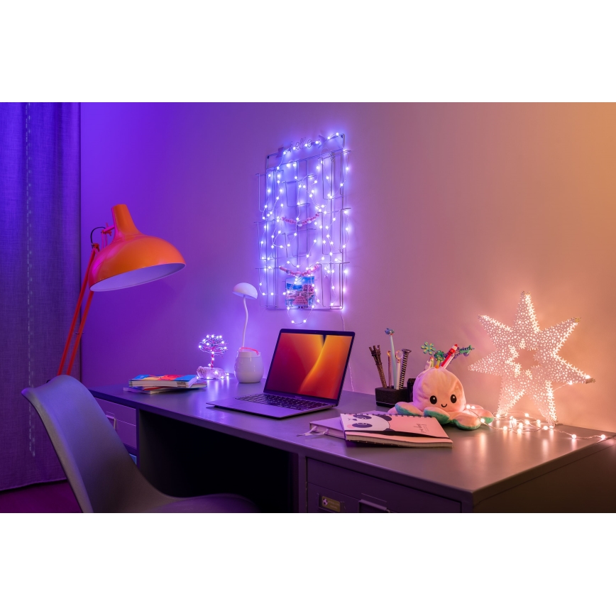 Twinkly - LED RGB prigušiva božićna girlanda CANDIES 100xLED 8 m USB Wi-Fi