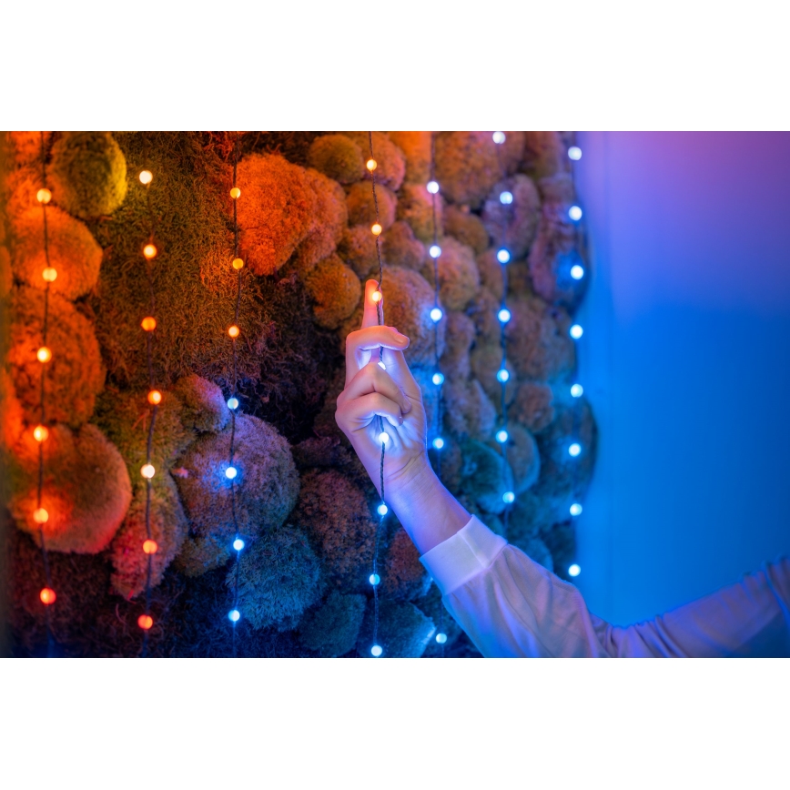 Twinkly - LED RGB prigušiva božićna girlanda CANDIES 100xLED 8 m USB Wi-Fi