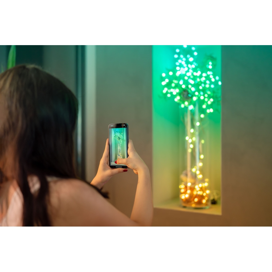 Twinkly - LED RGB prigušiva božićna girlanda CANDIES 100xLED 8 m USB Wi-Fi