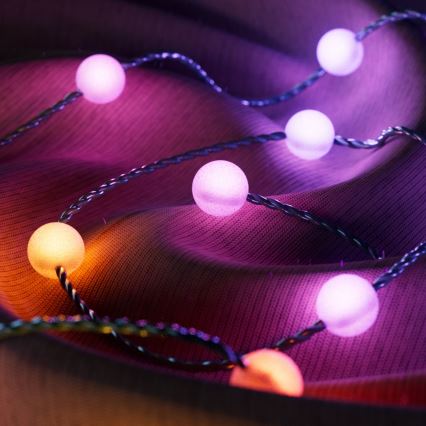 Twinkly - LED RGB prigušiva božićna girlanda CANDIES 100xLED 8 m USB Wi-Fi