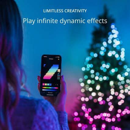 Twinkly - LED RGB prigušiva božićna girlanda CANDIES 100xLED 8 m USB Wi-Fi