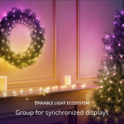 Twinkly - LED RGB prigušiva božićna girlanda CANDIES 100xLED 8 m USB Wi-Fi