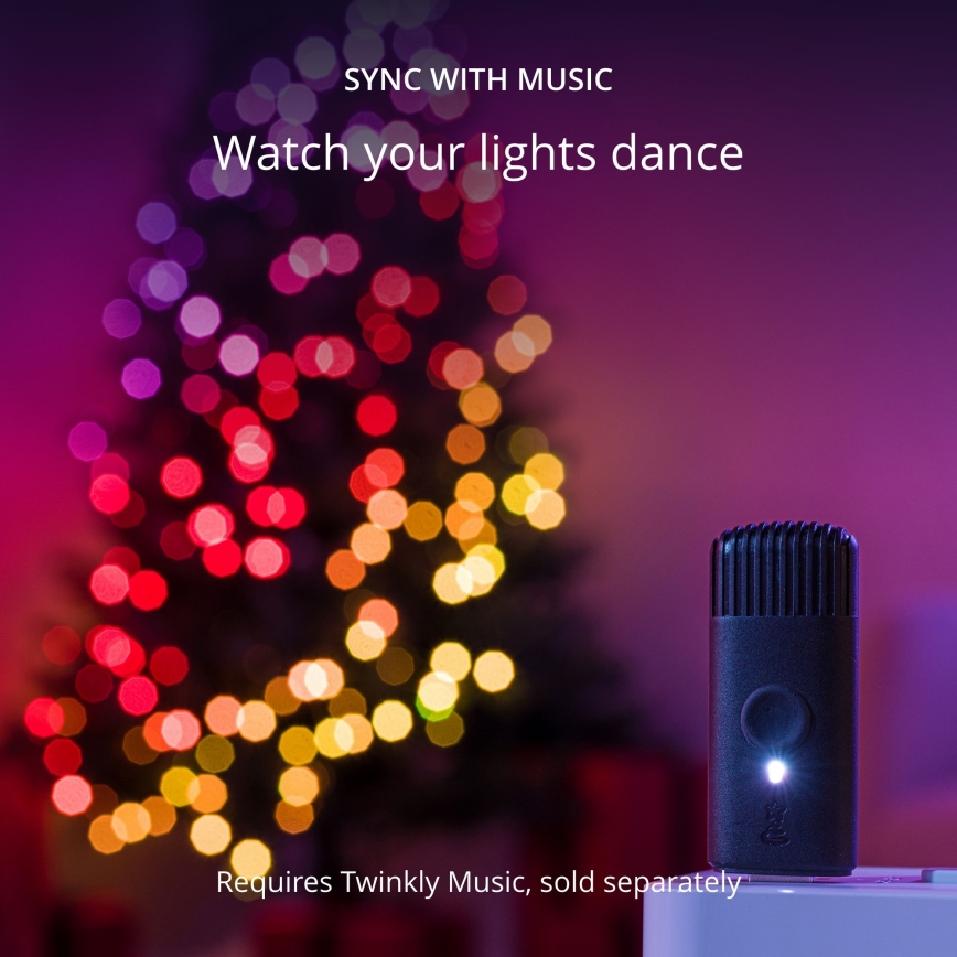 Twinkly - LED RGB prigušiva božićna girlanda CANDIES 100xLED 8 m USB Wi-Fi