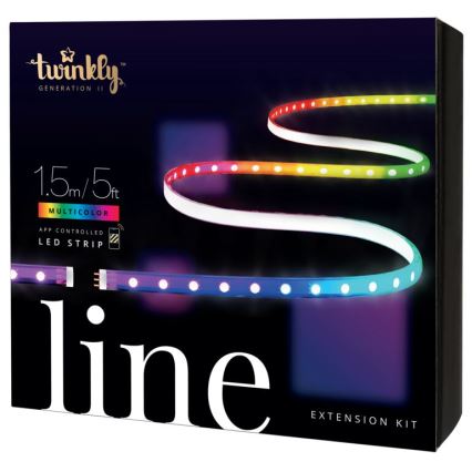 Twinkly - LED RGB produžna prigušiva traka LINE 100xLED 1,5 m Wi-Fi