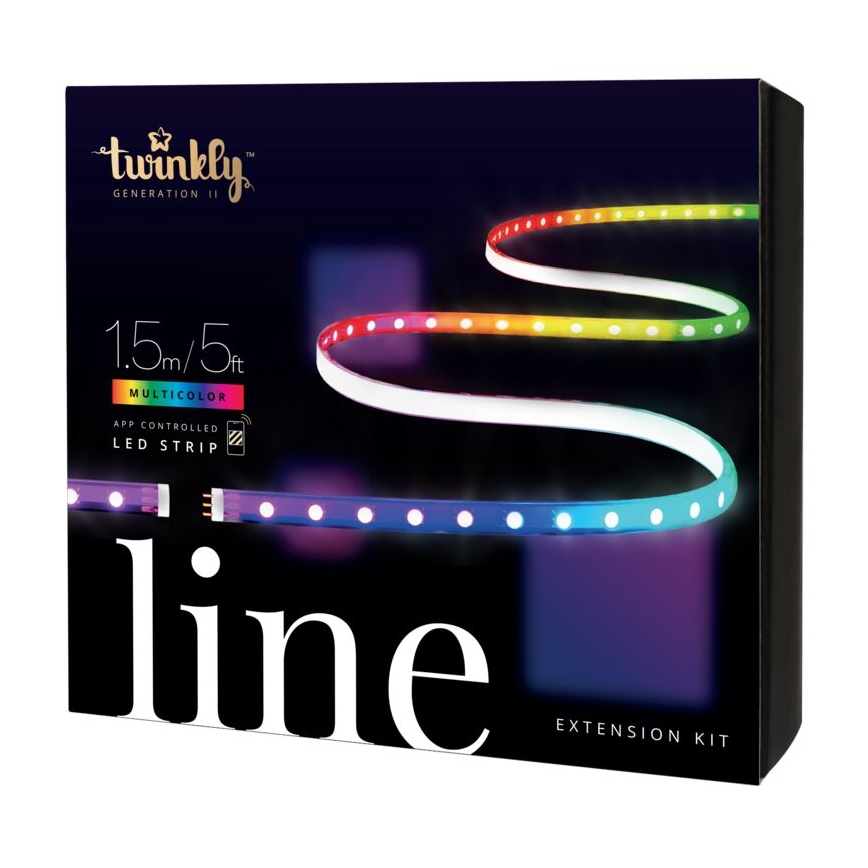 Twinkly - LED RGB produžna prigušiva traka LINE 100xLED 1,5 m Wi-Fi