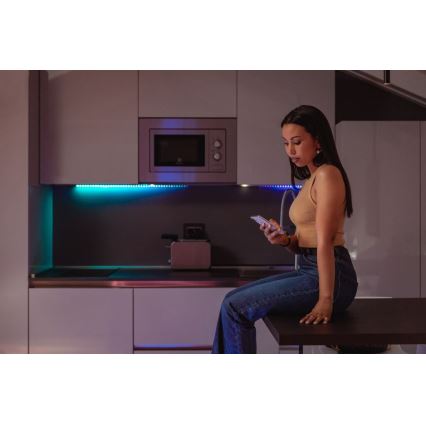 Twinkly - LED RGB prigušiva traka LINE 100xLED 1,5 m Wi-Fi