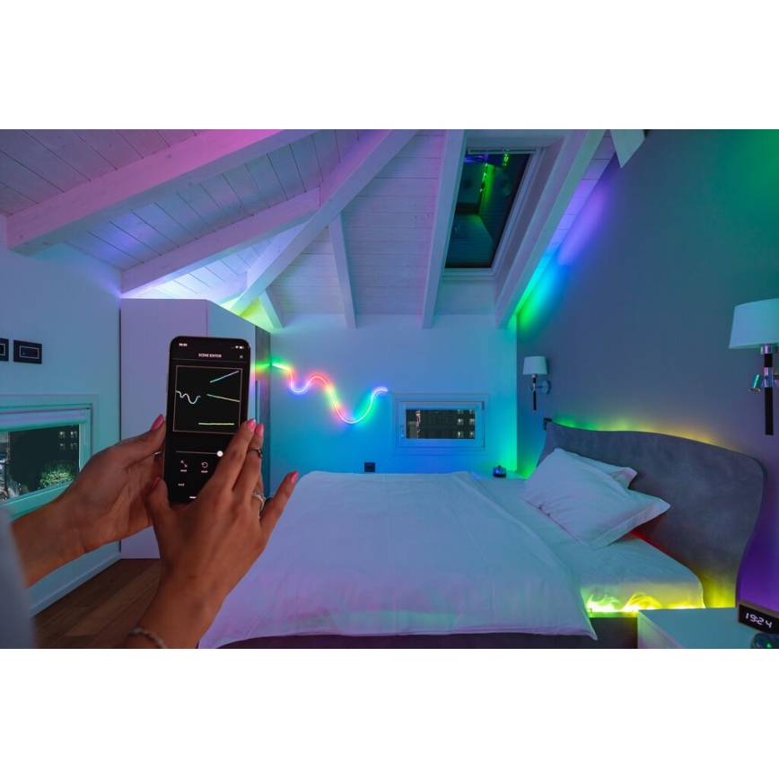 Twinkly - LED RGB prigušiva traka LINE 100xLED 1,5 m Wi-Fi