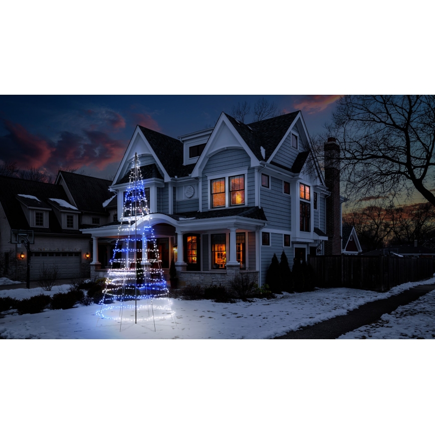 Twinkly - LED RGBW prigušiva spoljna božićna jelka LIGHT TREE 1000xLED 6 m IP44 Wi-Fi