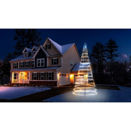 Twinkly - LED RGBW prigušiva spoljna božićna jelka LIGHT TREE 1000xLED 6 m IP44 Wi-Fi
