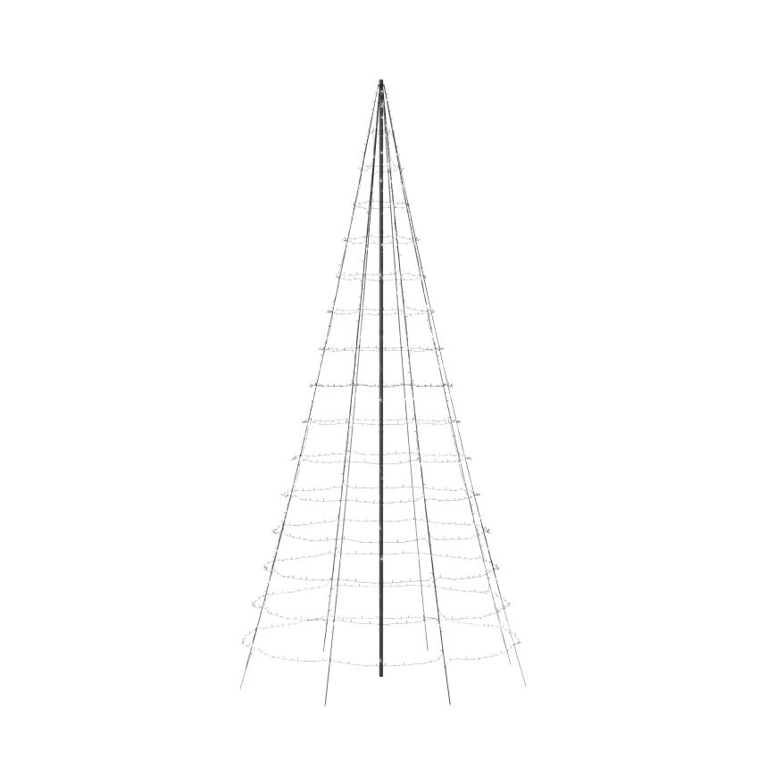 Twinkly - LED RGBW prigušiva spoljna božićna jelka LIGHT TREE 1000xLED 6 m IP44 Wi-Fi