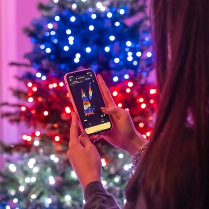 Twinkly - LED RGBW prigušiva spoljna božićna girlanda STRINGS 250xLED 23,5m IP44 Wi-Fi