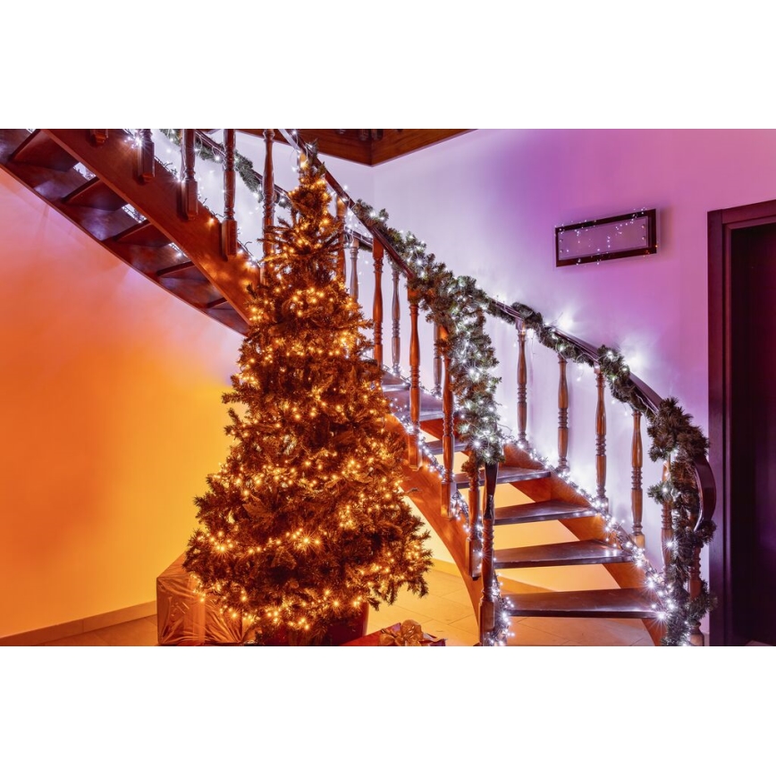 Twinkly - LED prigušiva spoljna božićna girlanda STRINGS 400xLED 35,5m IP44 Wi-Fi