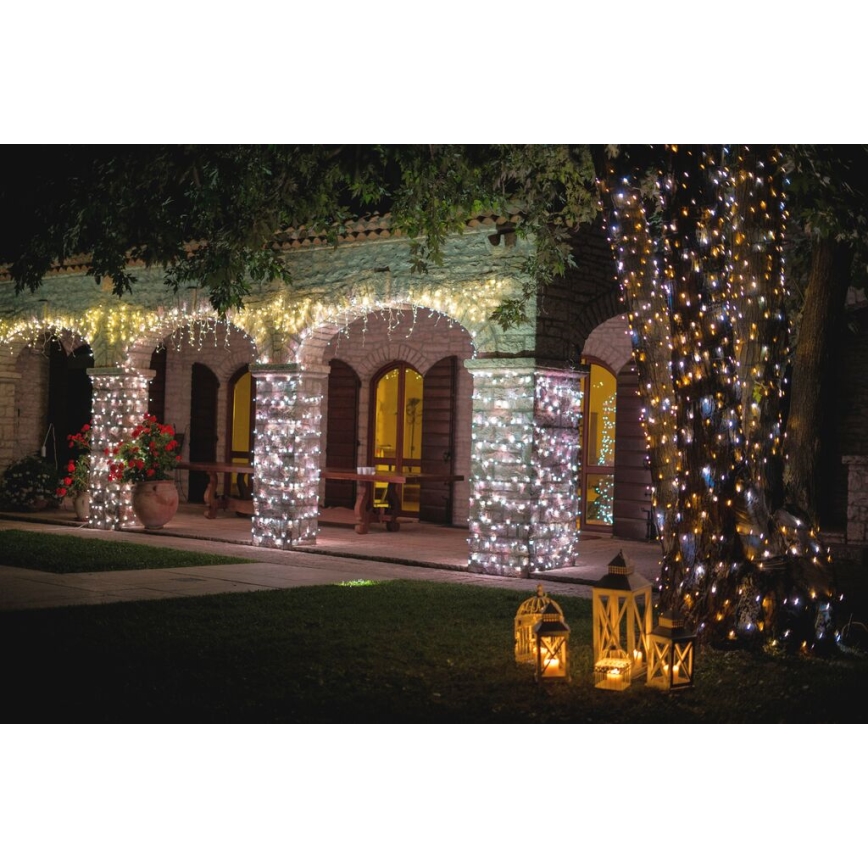 Twinkly - LED prigušiva spoljna božićna girlanda STRINGS 400xLED 35,5m IP44 Wi-Fi