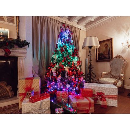 Twinkly - LED RGBW Prigušiva spoljašnja božićna svetlosna girlanda STRINGS 600xLED 51,5m IP44 Wi-Fi