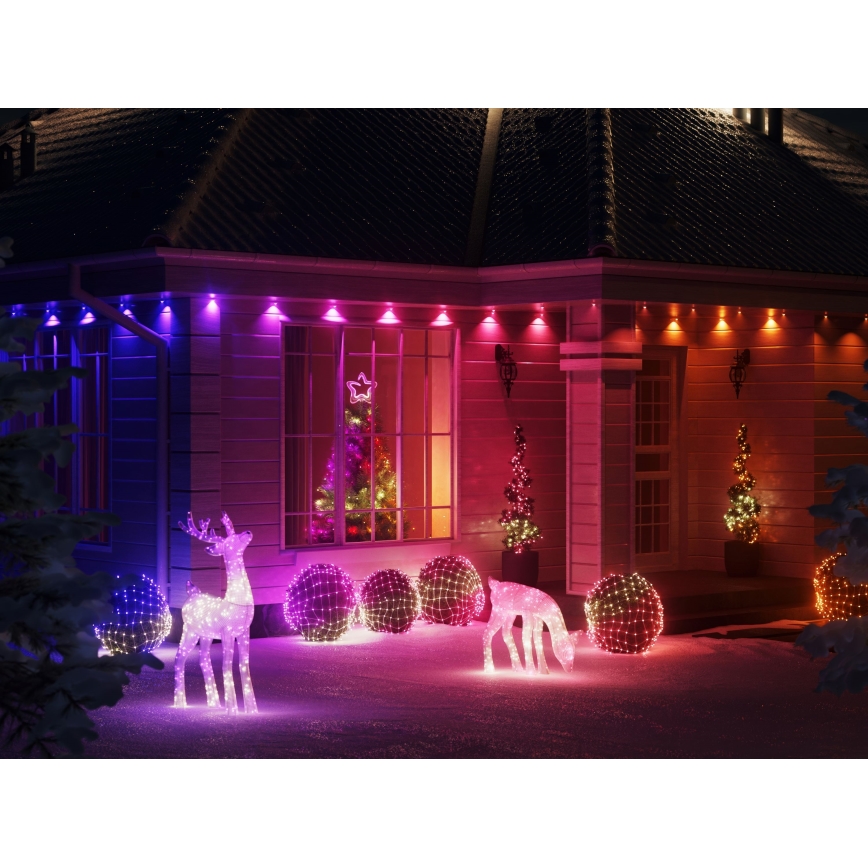 Twinkly - LED RGB prigušiva spoljašnja božićna girlanda STRINGS 750xLED 63,5m IP44 Wi-Fi
