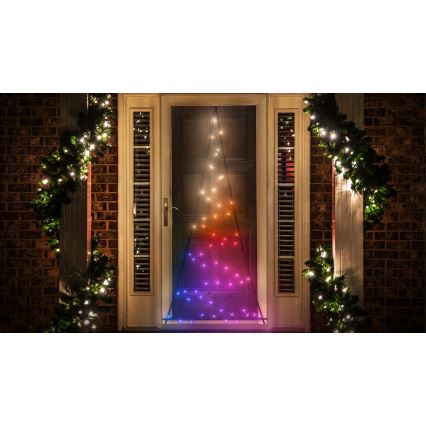 Twinkly - LED RGBW prigušiva spoljašnja božićna jelka LIGHT TREE 70xLED IP44 Wi-Fi