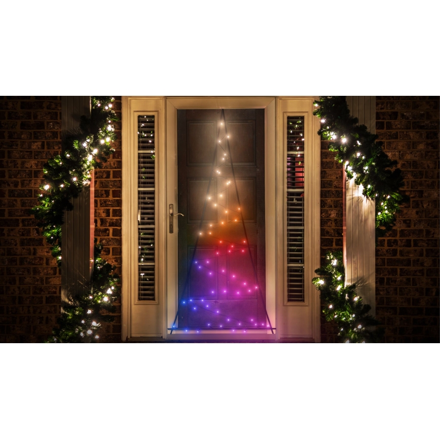 Twinkly - LED RGBW prigušiva spoljašnja božićna jelka LIGHT TREE 70xLED IP44 Wi-Fi
