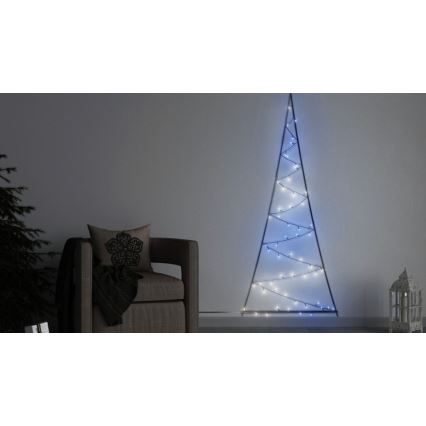 Twinkly - LED RGBW prigušiva spoljašnja božićna jelka LIGHT TREE 70xLED IP44 Wi-Fi