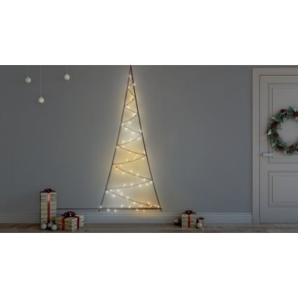 Twinkly - LED RGBW prigušiva spoljašnja božićna jelka LIGHT TREE 70xLED IP44 Wi-Fi