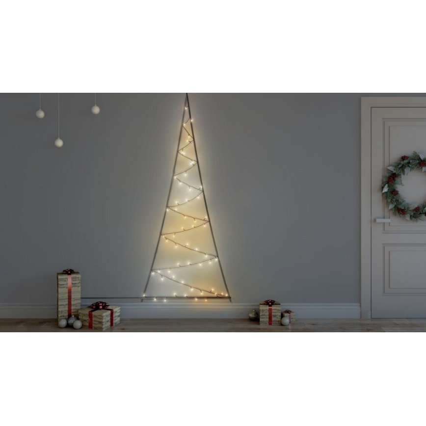 Twinkly - LED RGBW prigušiva spoljašnja božićna jelka LIGHT TREE 70xLED IP44 Wi-Fi