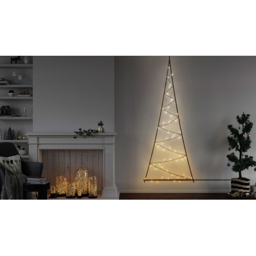 Twinkly - LED RGBW prigušiva spoljašnja božićna jelka LIGHT TREE 70xLED IP44 Wi-Fi