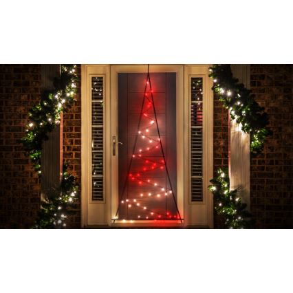 Twinkly - LED RGBW prigušiva spoljašnja božićna jelka LIGHT TREE 70xLED IP44 Wi-Fi