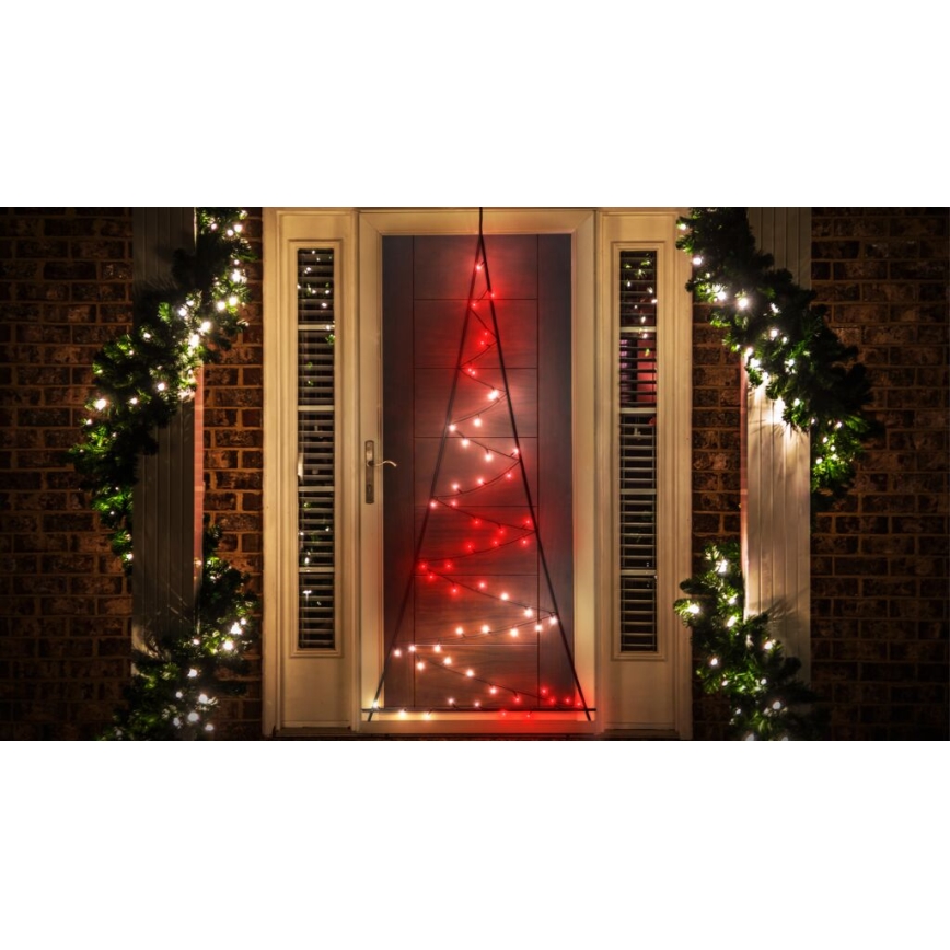 Twinkly - LED RGBW prigušiva spoljašnja božićna jelka LIGHT TREE 70xLED IP44 Wi-Fi