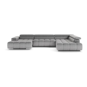 U-oblik ugaona garnitura TROPEA siva